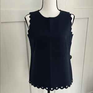 JCrew Navy Sleeveless Top